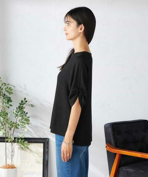 a.v.v / アー・ヴェ・ヴェ カットソー | 袖ギャザー楊柳カットソー | 詳細17