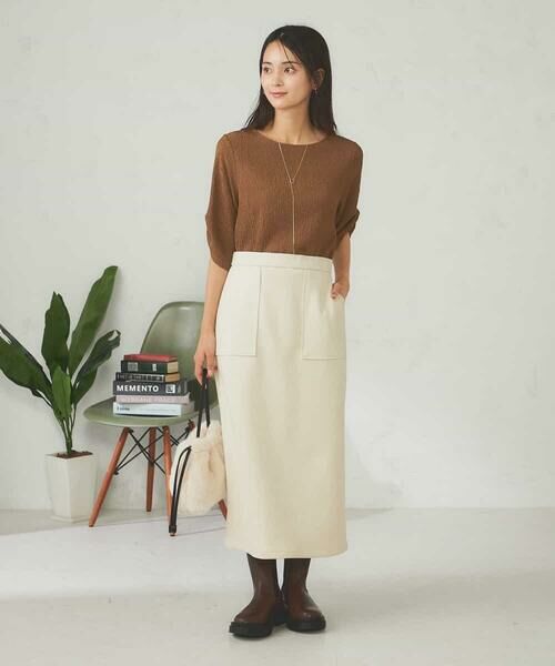 a.v.v / アー・ヴェ・ヴェ カットソー | 袖ギャザー楊柳カットソー | 詳細4