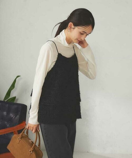 a.v.v / アー・ヴェ・ヴェ カットソー | ティアードフリンジキャミソール | 詳細1