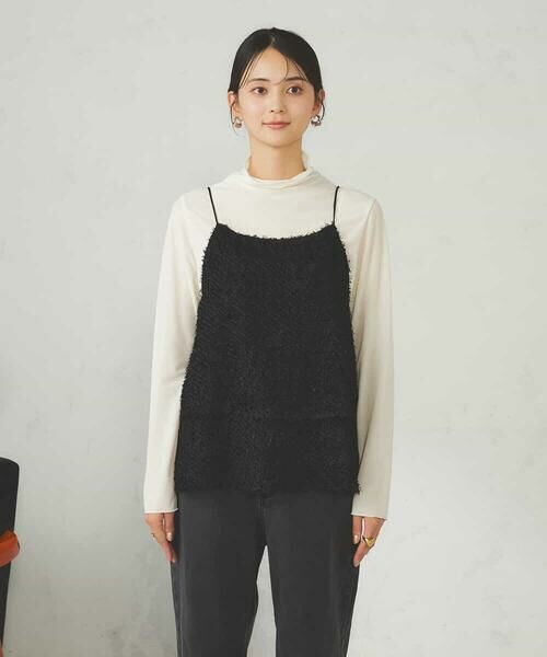 a.v.v / アー・ヴェ・ヴェ カットソー | ティアードフリンジキャミソール | 詳細11