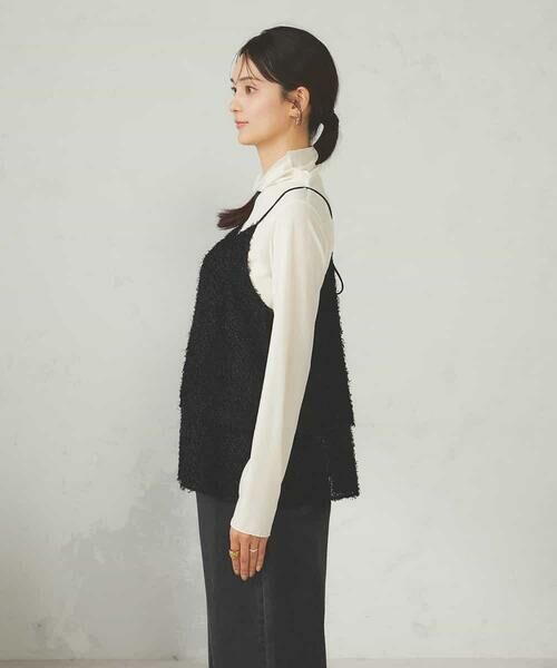 a.v.v / アー・ヴェ・ヴェ カットソー | ティアードフリンジキャミソール | 詳細12