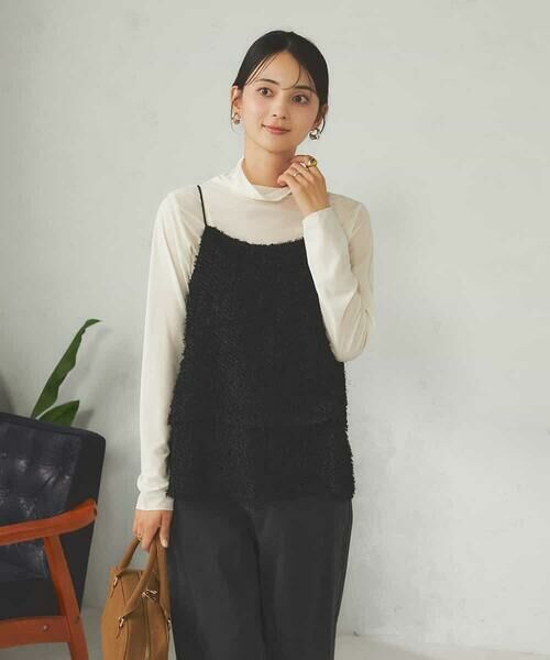 a.v.v / アー・ヴェ・ヴェ カットソー | ティアードフリンジキャミソール | 詳細2