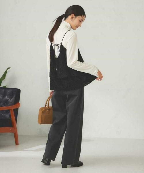 a.v.v / アー・ヴェ・ヴェ カットソー | ティアードフリンジキャミソール | 詳細9