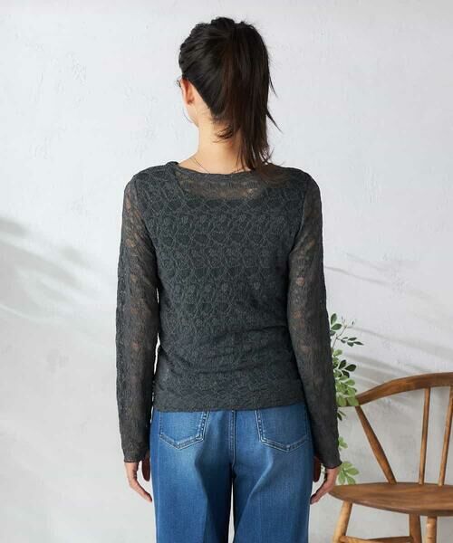 a.v.v / アー・ヴェ・ヴェ カットソー | ストレッチレーストップス | 詳細14