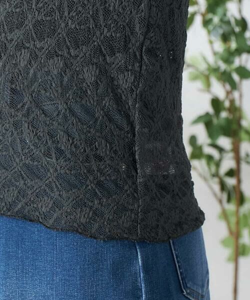 a.v.v / アー・ヴェ・ヴェ カットソー | ストレッチレーストップス | 詳細17