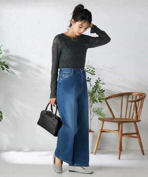 a.v.v / アー・ヴェ・ヴェ カットソー | ストレッチレーストップス | 詳細3