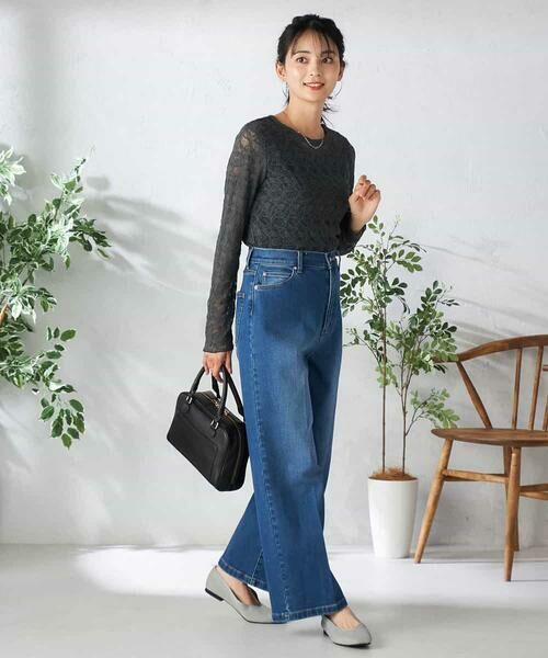 a.v.v / アー・ヴェ・ヴェ カットソー | ストレッチレーストップス | 詳細4