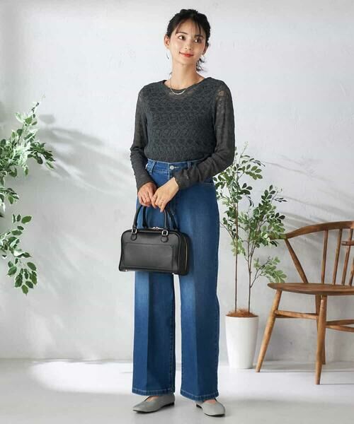 a.v.v / アー・ヴェ・ヴェ カットソー | ストレッチレーストップス | 詳細5