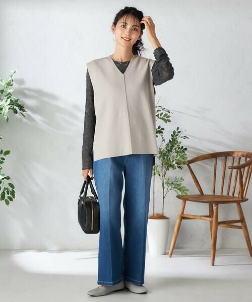 a.v.v / アー・ヴェ・ヴェ カットソー | ストレッチレーストップス | 詳細6