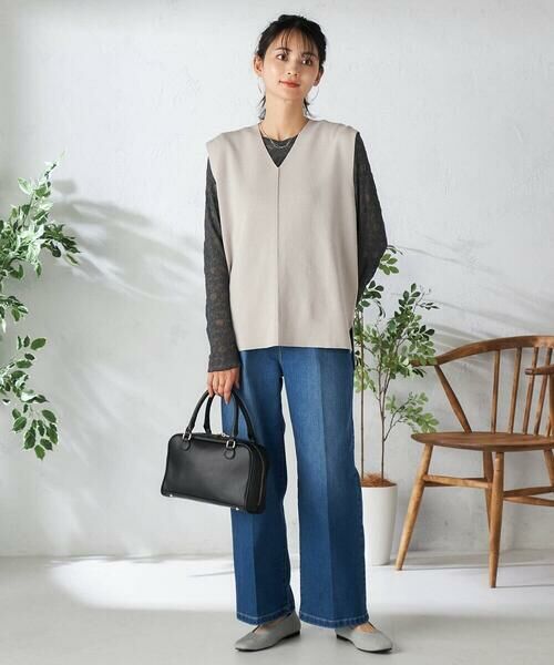 a.v.v / アー・ヴェ・ヴェ カットソー | ストレッチレーストップス | 詳細7