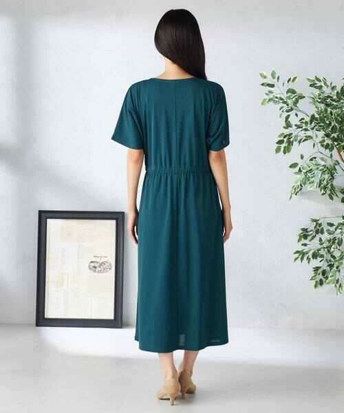 a.v.v / アー・ヴェ・ヴェ ロング・マキシ丈ワンピース | 【接触冷感/UVカット/イージーケア】ウエストギャザーリラクシングワンピース | 詳細15