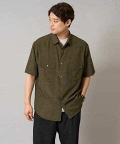 a.v.v / アー・ヴェ・ヴェ シャツ・ブラウス | 【イージーケア/接触冷感/毛玉になりにくい】ライトウェイトメランジダブルポケットシャツ