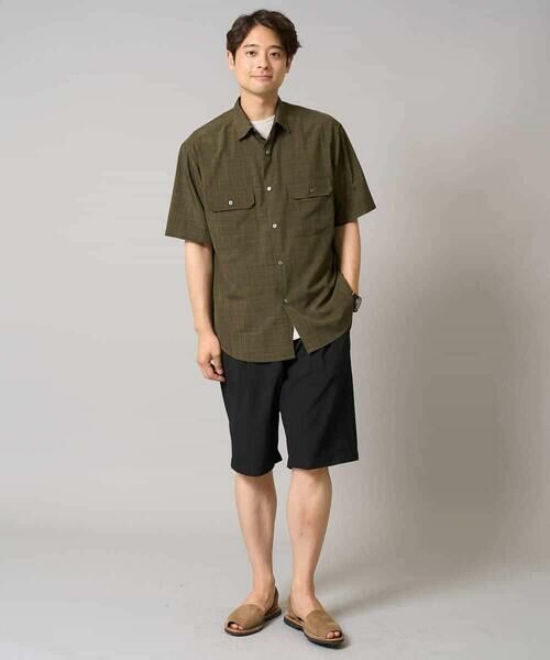 a.v.v / アー・ヴェ・ヴェ シャツ・ブラウス | 【イージーケア/接触冷感/毛玉になりにくい】ライトウェイトメランジダブルポケットシャツ | 詳細11