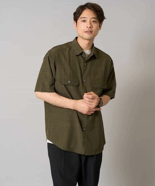 a.v.v / アー・ヴェ・ヴェ シャツ・ブラウス | 【イージーケア/接触冷感/毛玉になりにくい】ライトウェイトメランジダブルポケットシャツ | 詳細19