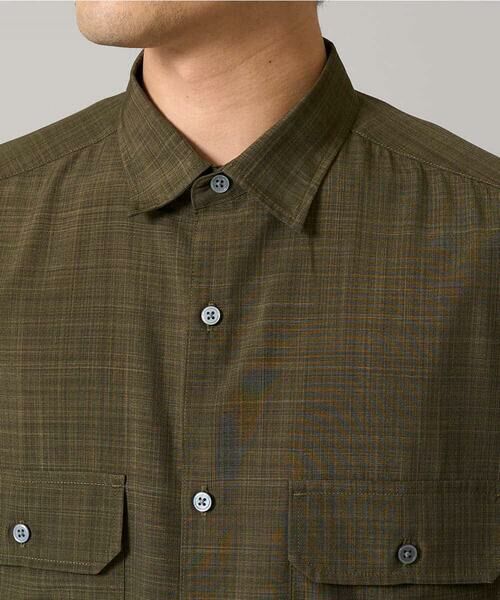 a.v.v / アー・ヴェ・ヴェ シャツ・ブラウス | 【イージーケア/接触冷感/毛玉になりにくい】ライトウェイトメランジダブルポケットシャツ | 詳細3