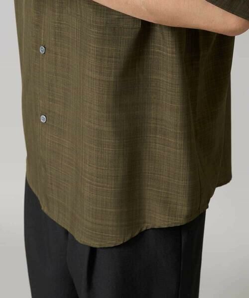 a.v.v / アー・ヴェ・ヴェ シャツ・ブラウス | 【イージーケア/接触冷感/毛玉になりにくい】ライトウェイトメランジダブルポケットシャツ | 詳細5