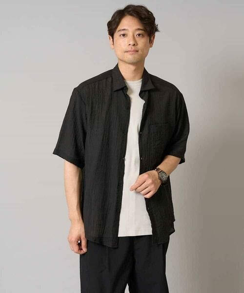 a.v.v / アー・ヴェ・ヴェ シャツ・ブラウス | 【接触冷感】ワッシャーシアーワイドシルエットシャツ | 詳細11