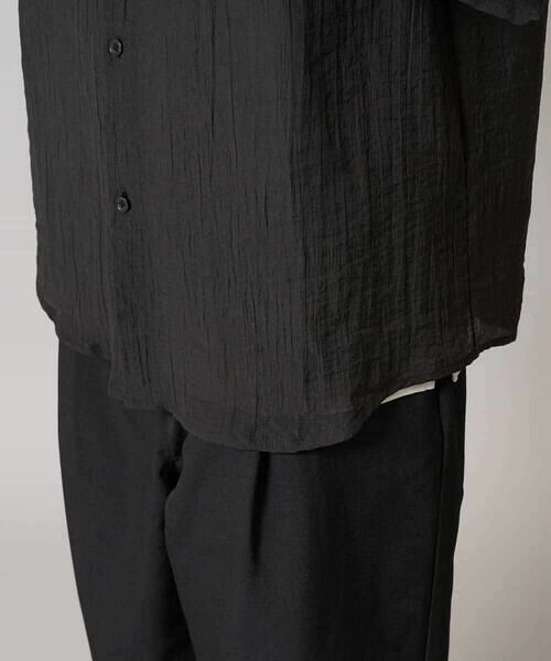 a.v.v / アー・ヴェ・ヴェ シャツ・ブラウス | 【接触冷感】ワッシャーシアーワイドシルエットシャツ | 詳細19