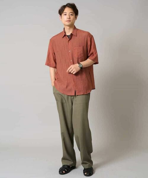 a.v.v / アー・ヴェ・ヴェ シャツ・ブラウス | 【接触冷感】ワッシャーシアーワイドシルエットシャツ | 詳細2