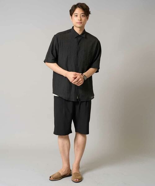 a.v.v / アー・ヴェ・ヴェ シャツ・ブラウス | 【接触冷感】ワッシャーシアーワイドシルエットシャツ | 詳細7