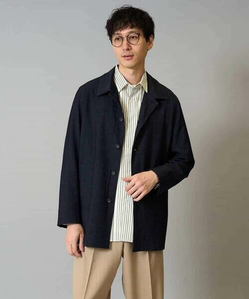 a.v.v / アー・ヴェ・ヴェ シャツ・ブラウス | 【洗濯機で洗える】ランダムストライプツイルワイドシルエットシャツ | 詳細11