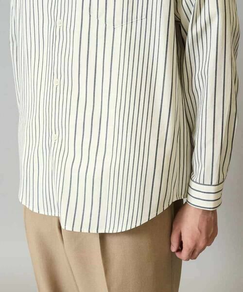 a.v.v / アー・ヴェ・ヴェ シャツ・ブラウス | 【洗濯機で洗える】ランダムストライプツイルワイドシルエットシャツ | 詳細20