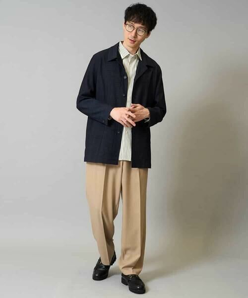 a.v.v / アー・ヴェ・ヴェ シャツ・ブラウス | 【洗濯機で洗える】ランダムストライプツイルワイドシルエットシャツ | 詳細5