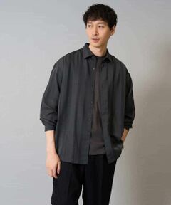 a.v.v / アー・ヴェ・ヴェ シャツ・ブラウス | 【イージーケア/速乾】カラミストライプワイドシルエットシャツ【洗濯機で洗える】