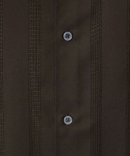 a.v.v / アー・ヴェ・ヴェ シャツ・ブラウス | 【イージーケア/速乾】カラミストライプワイドシルエットシャツ【洗濯機で洗える】 | 詳細23