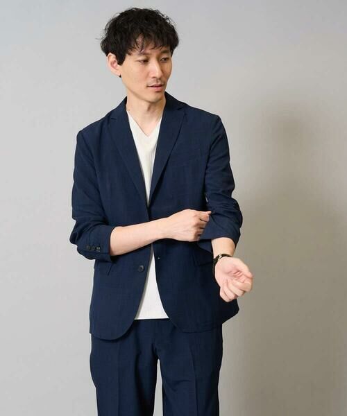 a.v.v / アー・ヴェ・ヴェ テーラードジャケット | 【イージーケア/接触冷感】リライトテーラードジャケット【吸水速乾/UVカット/ストレッチ】〈ON/OFF SERIES〉 | 詳細10