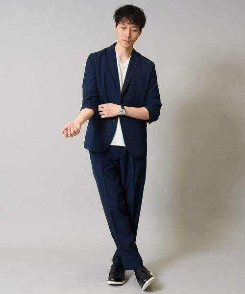 a.v.v / アー・ヴェ・ヴェ テーラードジャケット | 【イージーケア/接触冷感】リライトテーラードジャケット【吸水速乾/UVカット/ストレッチ】〈ON/OFF SERIES〉 | 詳細4