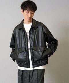 a.v.v / アー・ヴェ・ヴェ その他アウター | 【洗濯機で洗える】フェイクレザーブルゾン