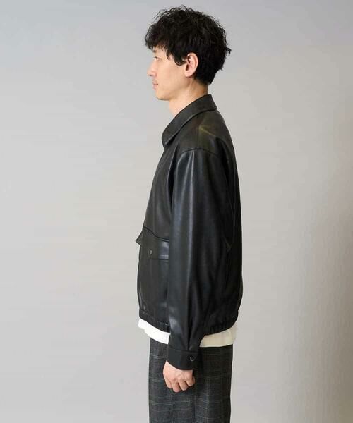a.v.v / アー・ヴェ・ヴェ その他アウター | 【洗濯機で洗える】フェイクレザーブルゾン | 詳細14