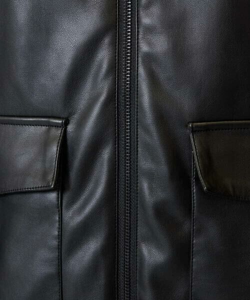 a.v.v / アー・ヴェ・ヴェ その他アウター | 【洗濯機で洗える】フェイクレザーブルゾン | 詳細23