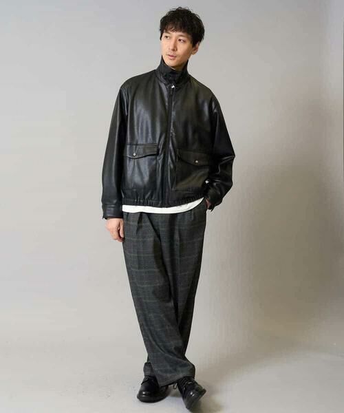 a.v.v / アー・ヴェ・ヴェ その他アウター | 【洗濯機で洗える】フェイクレザーブルゾン | 詳細6