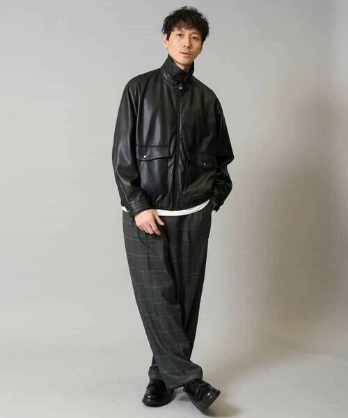 a.v.v / アー・ヴェ・ヴェ その他アウター | 【洗濯機で洗える】フェイクレザーブルゾン | 詳細7