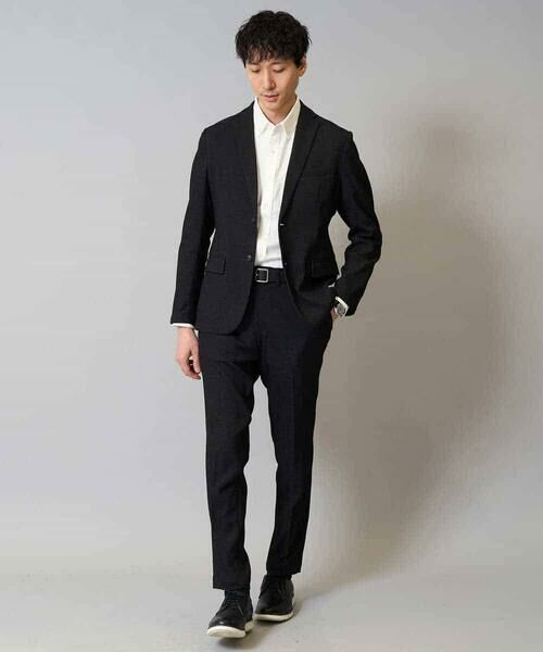 a.v.v / アー・ヴェ・ヴェ テーラードジャケット | デニムライクストレッチスマートジャケット【イージーケア/洗濯機で洗える】〈ON/OFF SERIES〉 | 詳細15