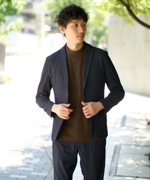 a.v.v / アー・ヴェ・ヴェ テーラードジャケット | デニムライクストレッチスマートジャケット【イージーケア/洗濯機で洗える】〈ON/OFF SERIES〉 | 詳細21