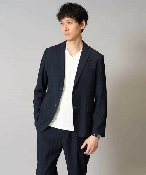 a.v.v / アー・ヴェ・ヴェ テーラードジャケット | デニムライクストレッチスマートジャケット【イージーケア/洗濯機で洗える】〈ON/OFF SERIES〉 | 詳細24