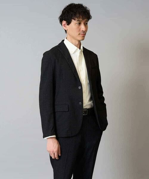a.v.v / アー・ヴェ・ヴェ テーラードジャケット | デニムライクストレッチスマートジャケット【イージーケア/洗濯機で洗える】〈ON/OFF SERIES〉 | 詳細30