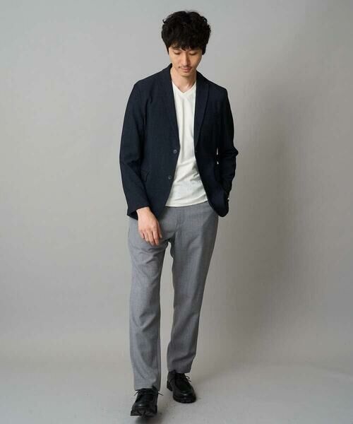 a.v.v / アー・ヴェ・ヴェ テーラードジャケット | デニムライクストレッチスマートジャケット【イージーケア/洗濯機で洗える】〈ON/OFF SERIES〉 | 詳細6