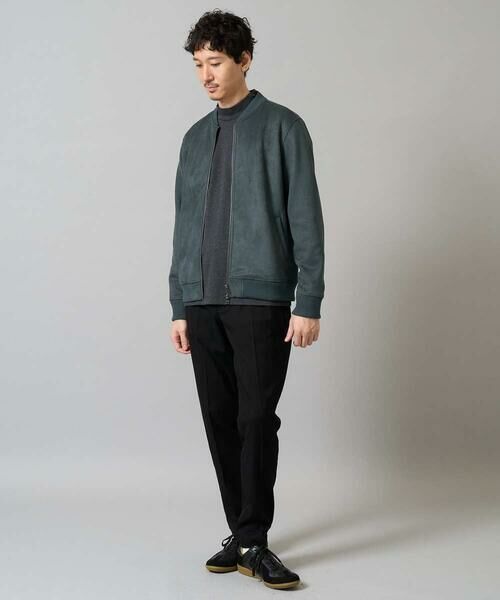 a.v.v / アー・ヴェ・ヴェ その他アウター | フェイクスエードリブブルゾン【イージーケア/ストレッチ/洗濯機で洗える】 | 詳細1