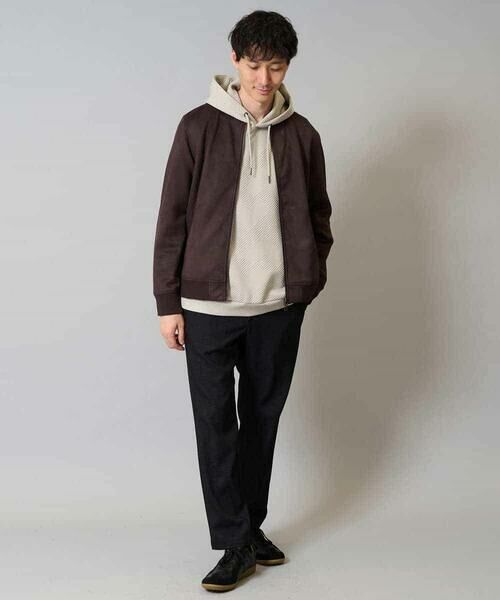 a.v.v / アー・ヴェ・ヴェ その他アウター | フェイクスエードリブブルゾン【イージーケア/ストレッチ/洗濯機で洗える】 | 詳細12