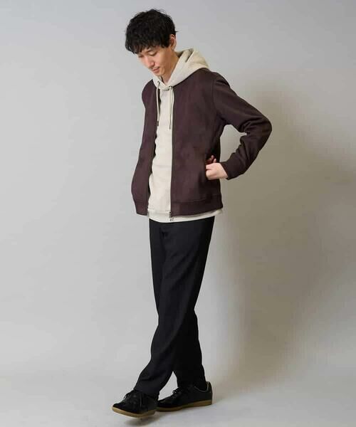 a.v.v / アー・ヴェ・ヴェ その他アウター | フェイクスエードリブブルゾン【イージーケア/ストレッチ/洗濯機で洗える】 | 詳細13