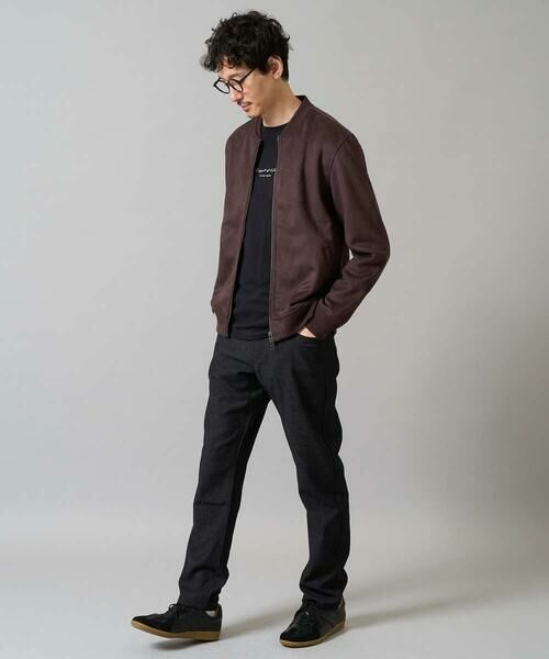 a.v.v / アー・ヴェ・ヴェ その他アウター | フェイクスエードリブブルゾン【イージーケア/ストレッチ/洗濯機で洗える】 | 詳細17