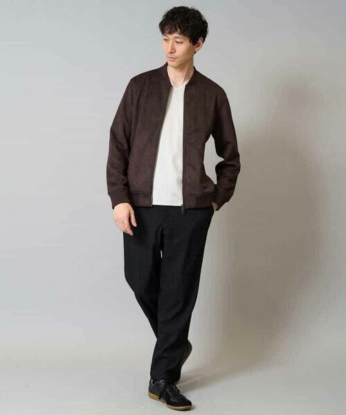 a.v.v / アー・ヴェ・ヴェ その他アウター | フェイクスエードリブブルゾン【イージーケア/ストレッチ/洗濯機で洗える】 | 詳細20