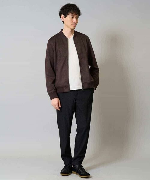 a.v.v / アー・ヴェ・ヴェ その他アウター | フェイクスエードリブブルゾン【イージーケア/ストレッチ/洗濯機で洗える】 | 詳細21