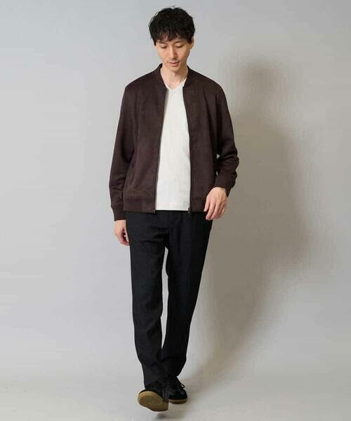 a.v.v / アー・ヴェ・ヴェ その他アウター | フェイクスエードリブブルゾン【イージーケア/ストレッチ/洗濯機で洗える】 | 詳細22