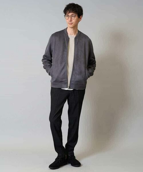 a.v.v / アー・ヴェ・ヴェ その他アウター | フェイクスエードリブブルゾン【イージーケア/ストレッチ/洗濯機で洗える】 | 詳細29