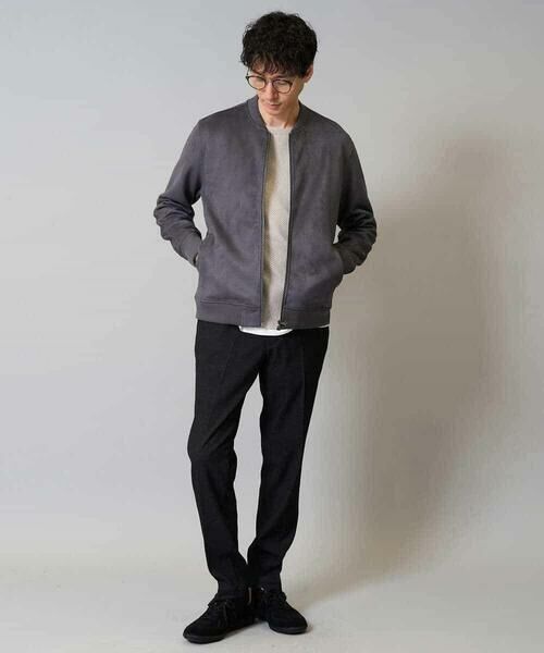 a.v.v / アー・ヴェ・ヴェ その他アウター | フェイクスエードリブブルゾン【イージーケア/ストレッチ/洗濯機で洗える】 | 詳細30